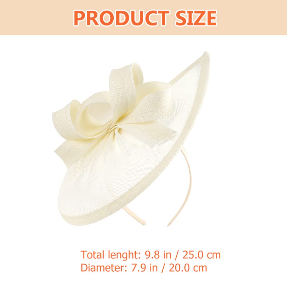 LALAFINA Eleganter Retro Fascinator Zylinderhut Damen Haarclip Leichtes Material Einheitsgröße Kopfschmuck Für Hochzeit Teeparty Cocktailveranstaltungen
