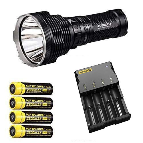 Flashlight Set: Acebeam K70 Flashlight XHP35 HI LED -2600Lm w/ I4 