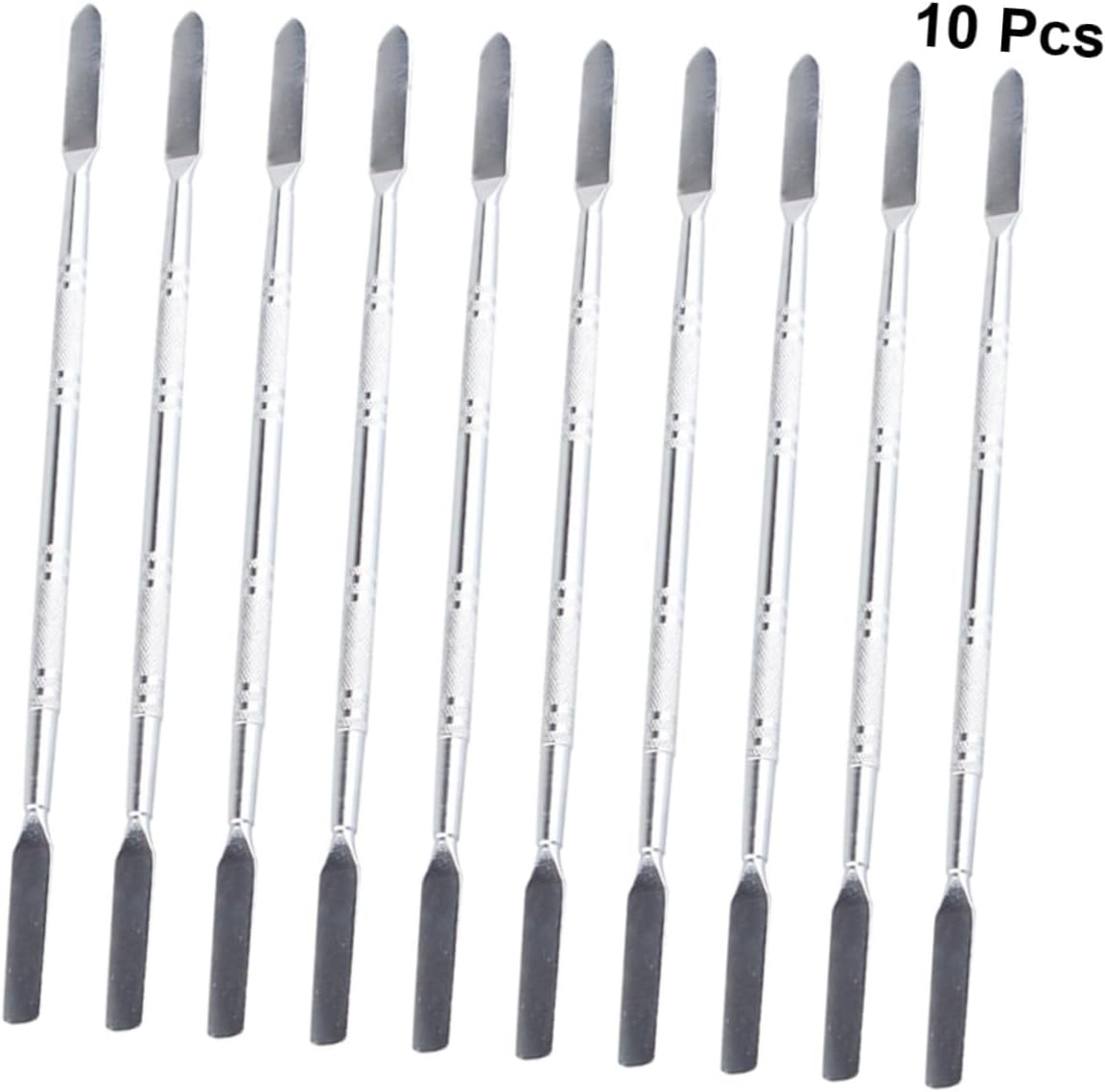 10-Piece Stainless Steel Spudger Set for Mobile Phone and Tablet Repair Double-End Pry Tools for Electronics Precision Tips