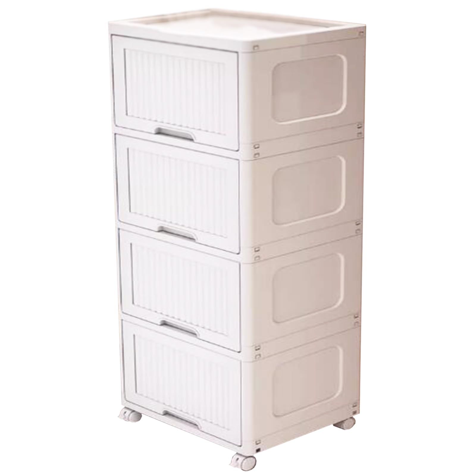 Organisateurs pliables et modulaires avec porte rabattable pour optimiser votre dressing