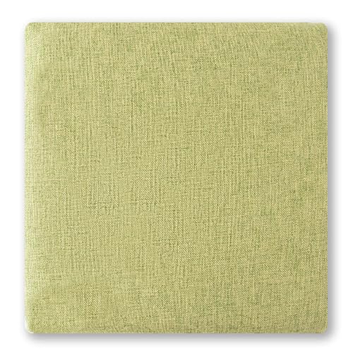 Cojines de asiento de color verde hierba, 2 unidades, 28 x 28 x 3 cm, antideslizantes, de espuma viscoelástica, con funda extraíble, cojines suaves y transpirables para comedor, jardín, sala de estar