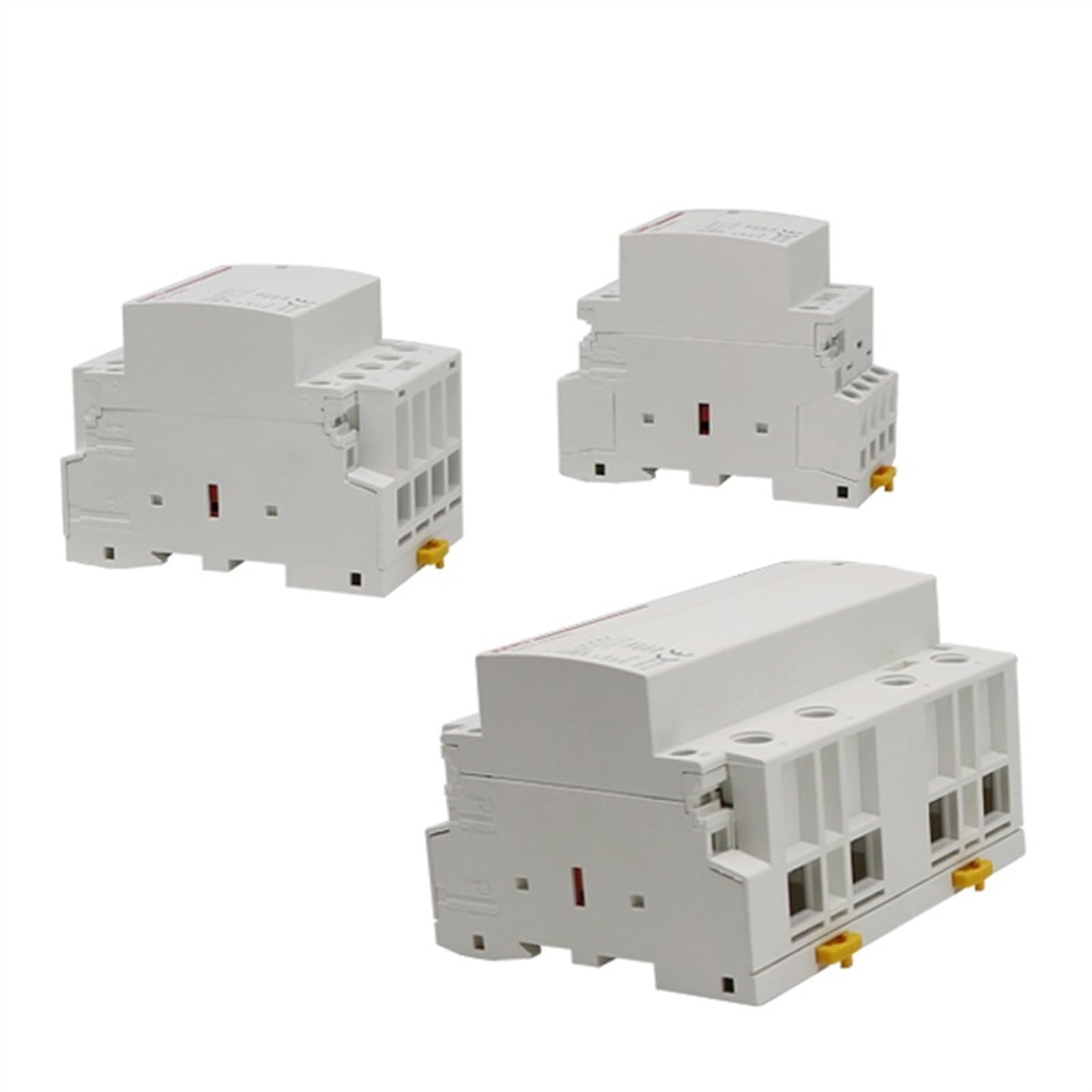 Domowy przełącznik stycznika modułowego AC 4P 16-100 A, AC 110 V 50/60 Hz, na szynie DIN, 4NO 4NC 2NO 2NC(32A-4NO)