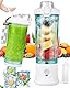 Dreamhigh® Mixer Smoothie Maker, 600ml Tragbarer Mixer für Smoothies und Shakes mit 6 Klingen, 4000mAh Mini Mixer Kann 25 Tassen Saft auspressen für Büro, Camping und Reisen