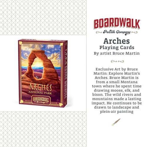 Baraja de Naipes Boardwalk Puzzles Featherlight Arches miniatura 6