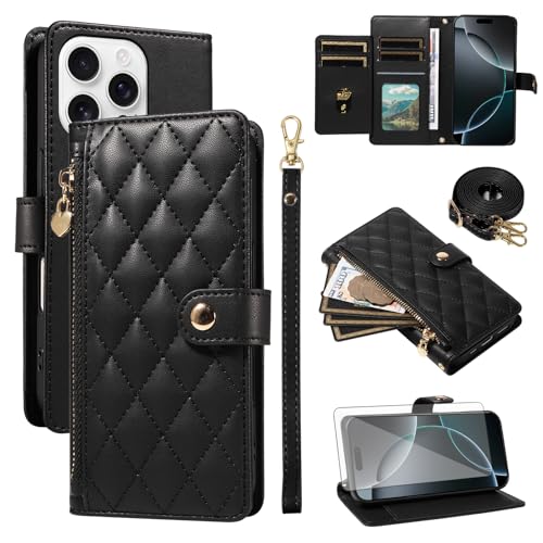 Étui iPhone 16 Pro Max avec fermeture éclair pour libérer vos mains