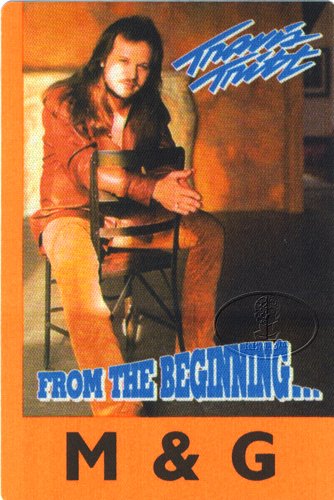 Travis Tritt 1995 From The Beginning Backstage Pass