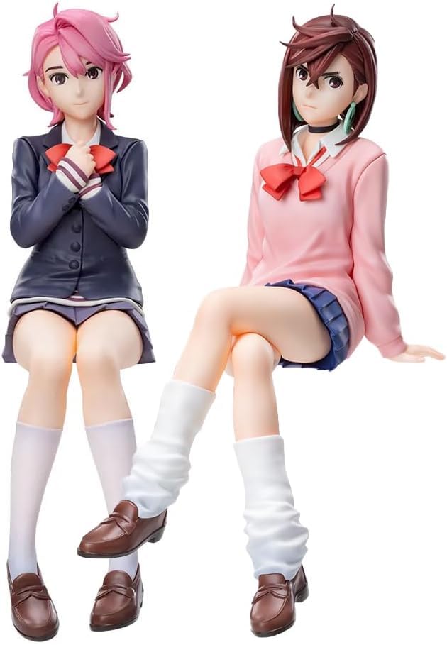 Zhongkaihua Ayase Momo Shiratori FigureSitting 2Pcs Anime Girl PVC Model Statue Christmas Home Car Desk Birthday Ornament Decoration For Fans 15CM — image 1
