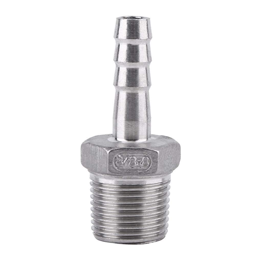 Raccordo per tubo con attacco rapido a giunto BSPT maschio in acciaio inossidabile da 1/4 (BSPT1/4-8mm) | Leroy Merlin