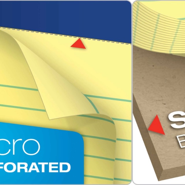 Ampad Evidence Pastel Perforated Pad, Size 8-1/2 X 11-3/4, - Import It All - View #5