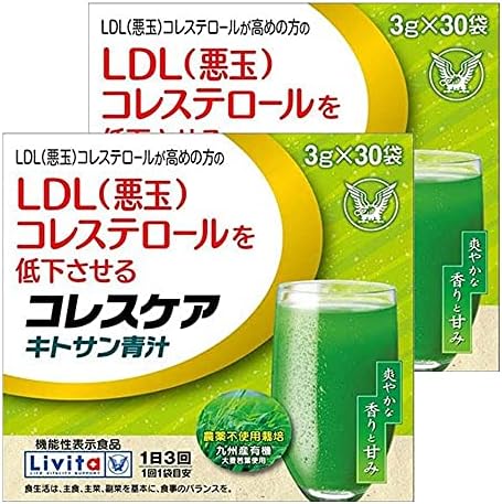 Amazon | 大正製薬 コレスケア キトサン青汁【機能性表示食品】 3g×30 