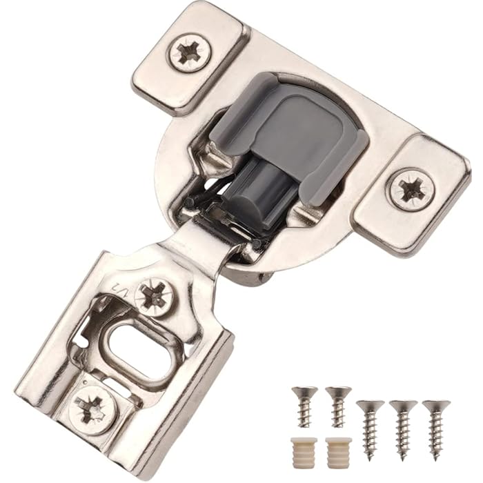 Buy DecoBasics 50 Pack 1/2" Overlay Soft Close Hinges for Kitchen