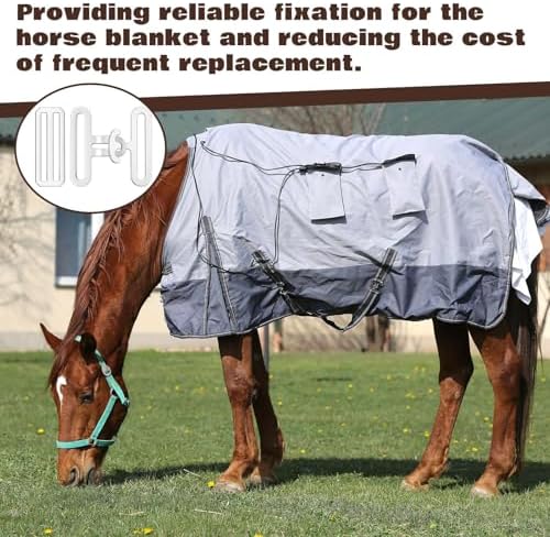 Proof Snaps Replacements for Enhanced Durability of Horse Blanket in Almost Weather Equestrians Environment Horse Blanket Buckle - 4