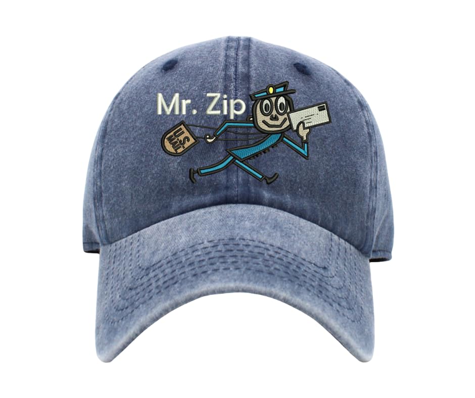 Mr Zip Gorra Vintage Retro Bordada