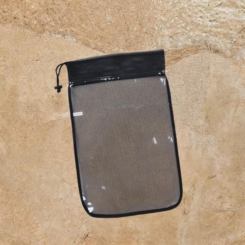 Vaveren Mesh Snorkel Bag Net Bag Portable Multipurpose Swim Fins Bag, Mesh Gear Bag for Surfing Beach,Spearfishing Water Sports