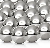 Vista 1 de PGN Munición de acero con tirachinas - 500 piezas, 3/8 pulgadas (calibre 0.375 pulgadas), práctica recta y precisa