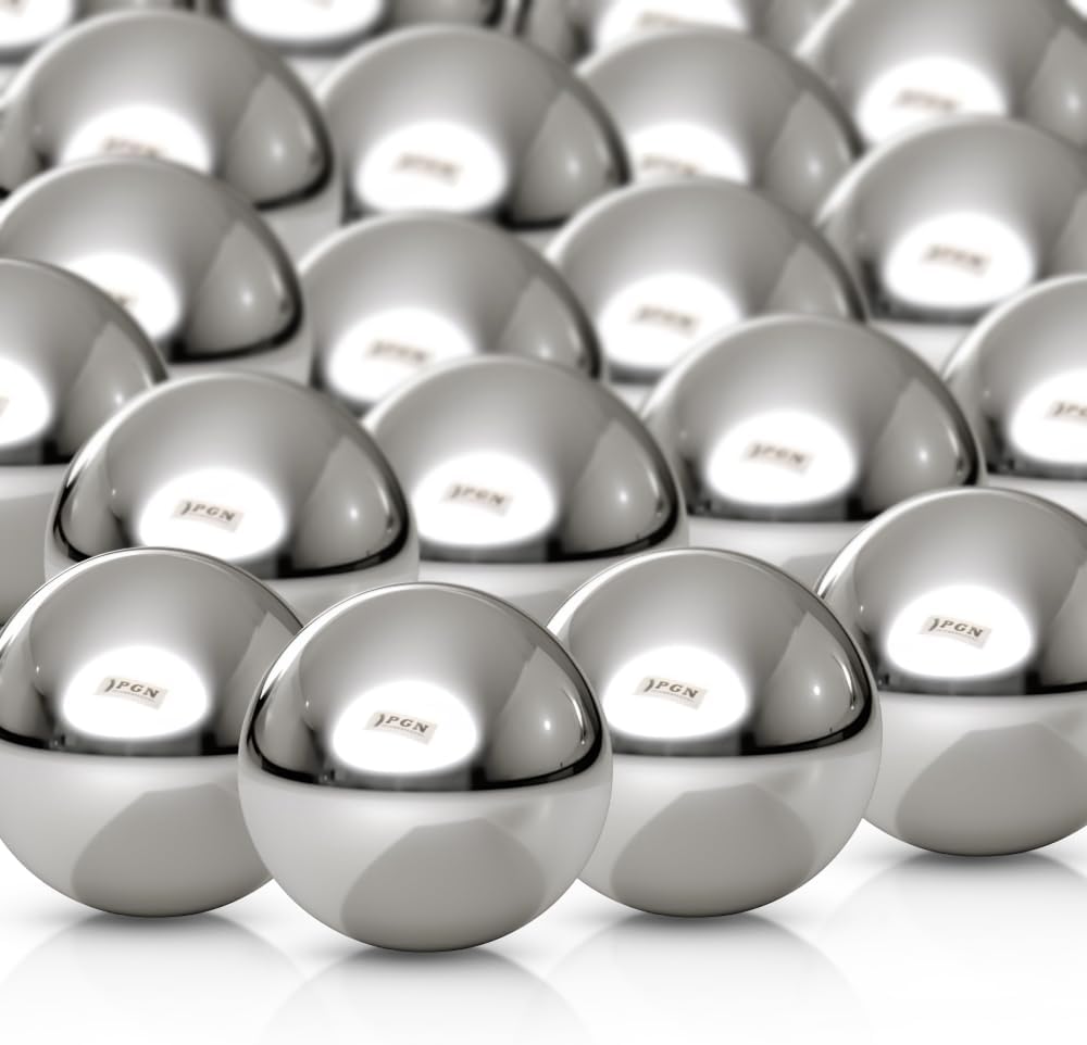 (25 Pieces) PGN - 1/2" Inch (0.5") Precision Chrome Steel Bearing Balls G25