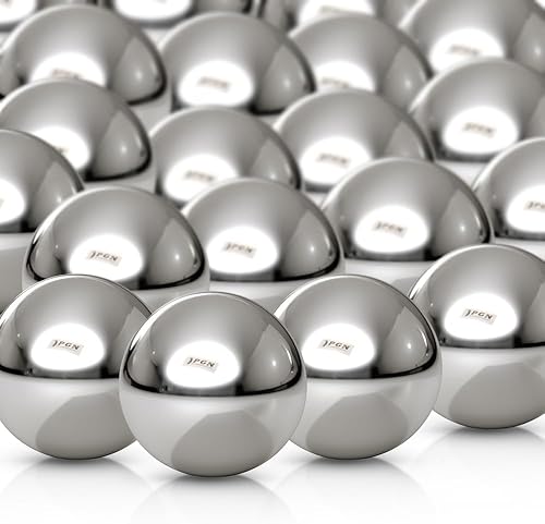 PGN Munición de acero con tirachinas - 500 piezas, 3/8 pulgadas (calibre 0.375 pulgadas), práctica recta y precisa