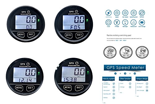 Gps Speedometer Oz-Usa® 60Mm Gauge Odometer Battery Meter Digital Dash 12V 24V Mph Kmh Car Truck Boat Marine Motorcycle Cart Atv Glider #TOP7