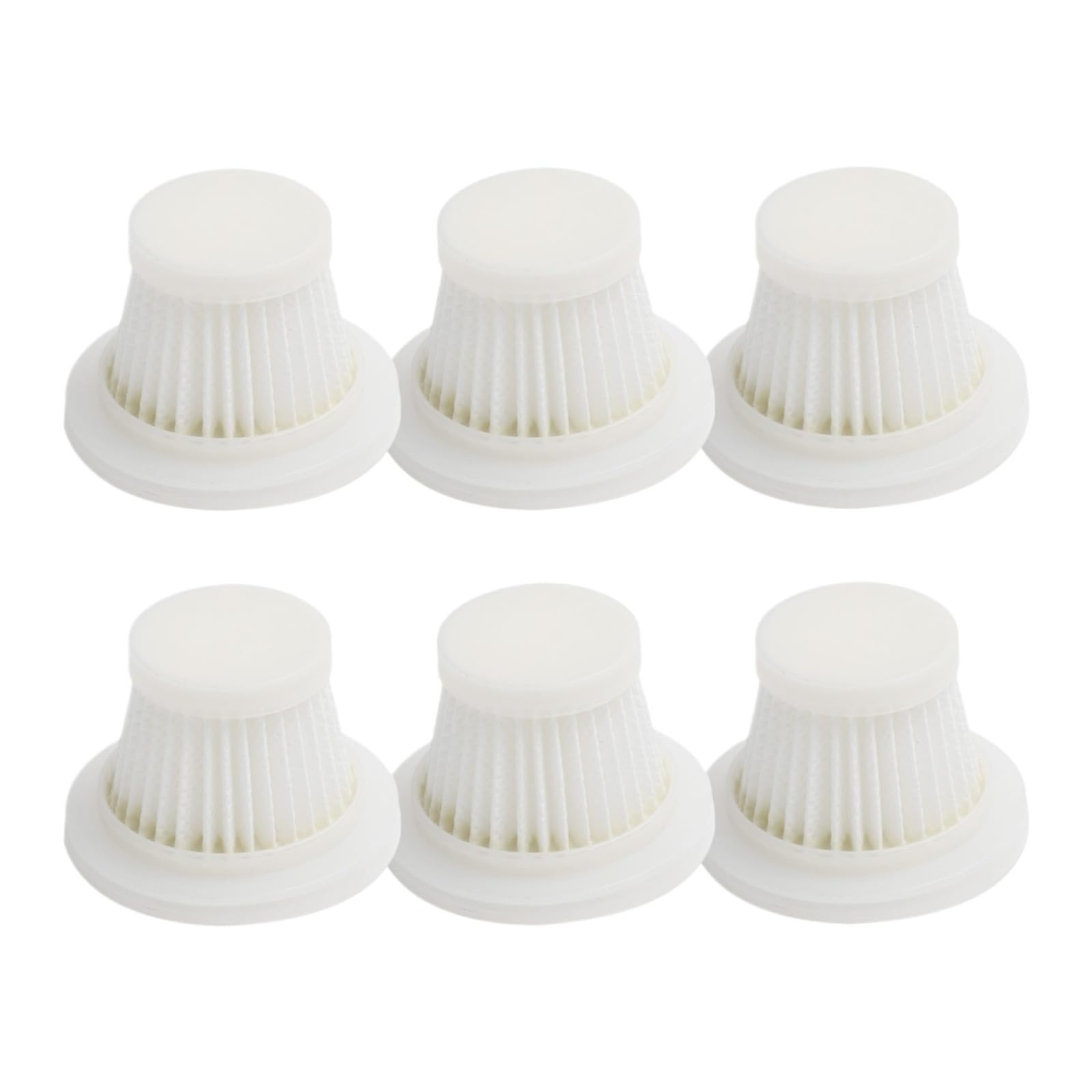 Paquete De 6 Filtros Lavables Reutilizables Compatibles Con Aspiradoras De Coche Inalámbricas, Accesorios For Aspiradoras De Mano Reutilizables
