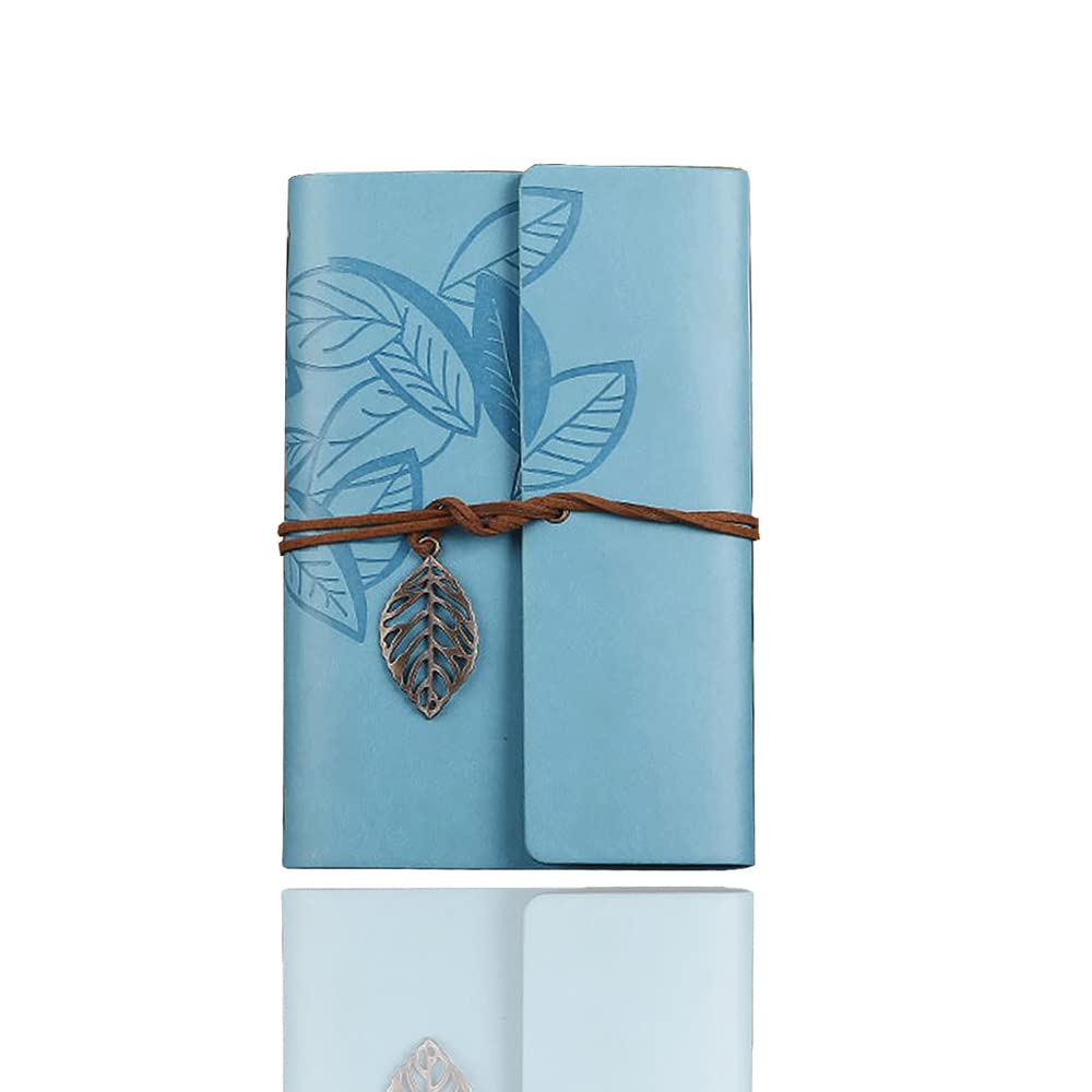 Taccuino Vintage Ricaricabile Con Copertina Foglie - Rosso - Foto 12