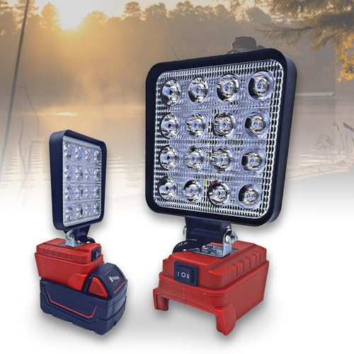 Projecteur avec deux ports de charge USB pour travailler dans le noir sans coupure de courant