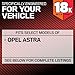 K&N Engine Air Filter: Long Life 18,000 Mile Replacement Air Filter: Compatible with 2009-2019 Opel/Holden/Vauxhall/Buick/Chevy (Zafira Tourer, Astra J, MK6, PJ, Verano, Cruze), KNA-2966