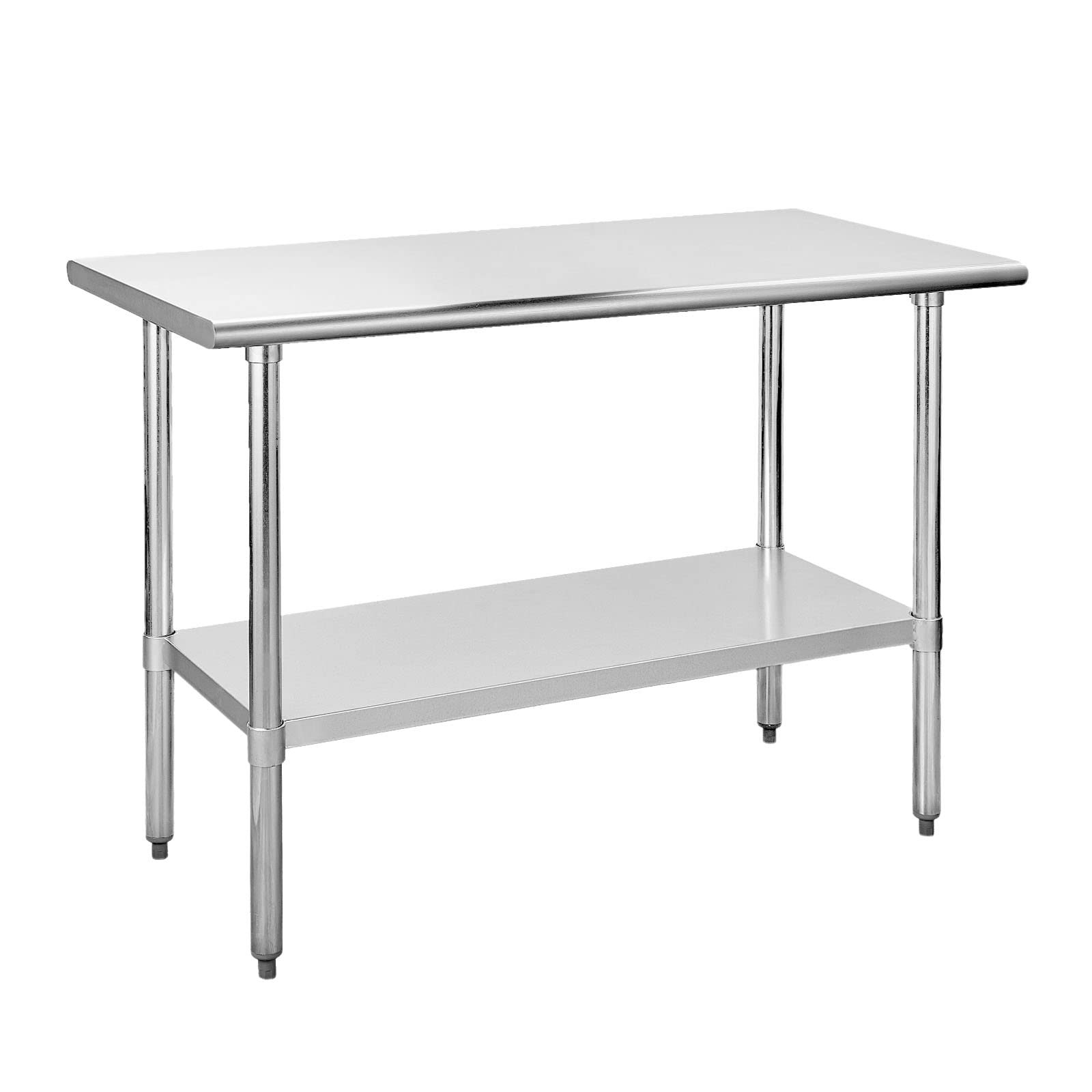 Photo 1 of **MAJOR DAMAGE DENTS STILL SEEMS FUNCTIONAL**
HOCCOT Stainless Steel Table for Prep & Work 24" X 60" inches with Adjustable Shelf, Commercial Workstations, Utility Table in Kitchen Garage Laundry Room Outdoor BBQ