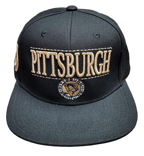 Mitchell & Ness NHL Pittsburgh Penguins Gorra Snapback Negra miniatura 1