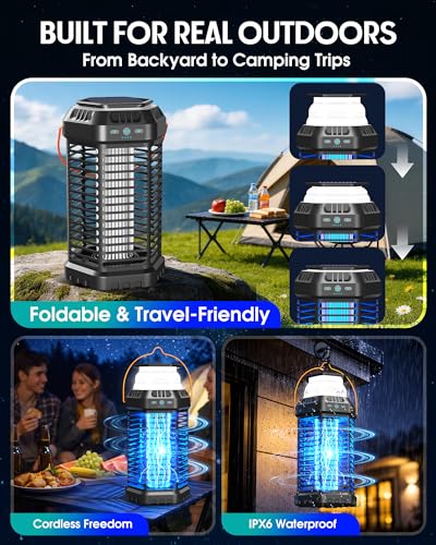 39% Off GTERT Solar Bug Zapper for Outdoor Use - Image 6