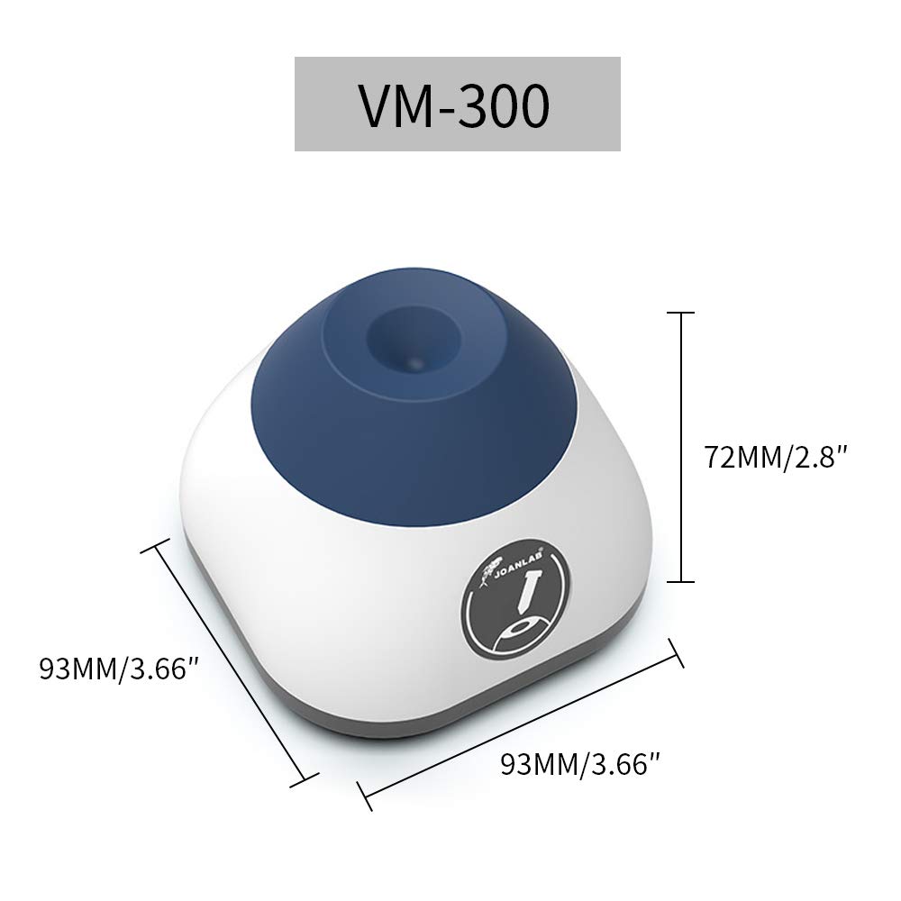 YUEWO Labor Vortexmixer 3000rpm Mini Shaker Chemischer Test Tube Oscillate Mischmaschine (Geschwindigkeitsanpassung)