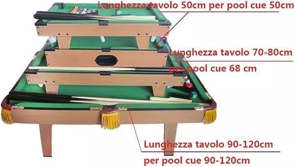 YRU 2 Petites Queues de Billard/Snooker Faites à La Main - Idéal pour Les Espaces Restreints Et Les Jeunes - 5