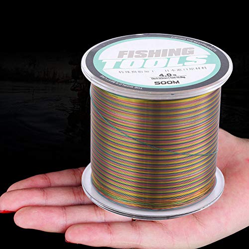 Qqmora 500 m Angelschnur, hochfeste Angelschnur, bunt, flexibel zum Angeln – Bild 6