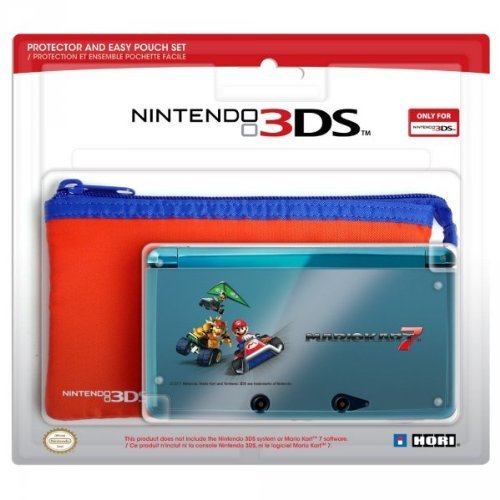 Nintendo 3DS   Bolsa + Protector De Pantalla Mario Kart 7