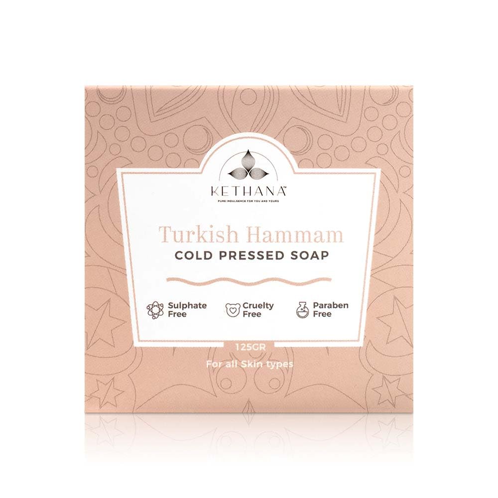 Turkish Hammam Exfoliating cleansing Nourishing bar | cold pressed soap| sulphate and paraben free | Net weight 125 gms