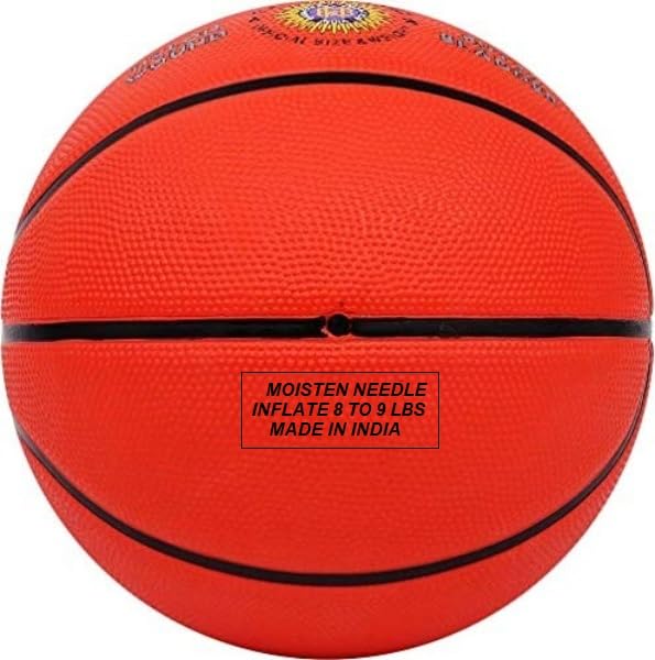 Image of Basketball for Indoor-Outdoor Game Suitable for Hard Surface, Wooden Flooring & Indoor Synthetic Surface