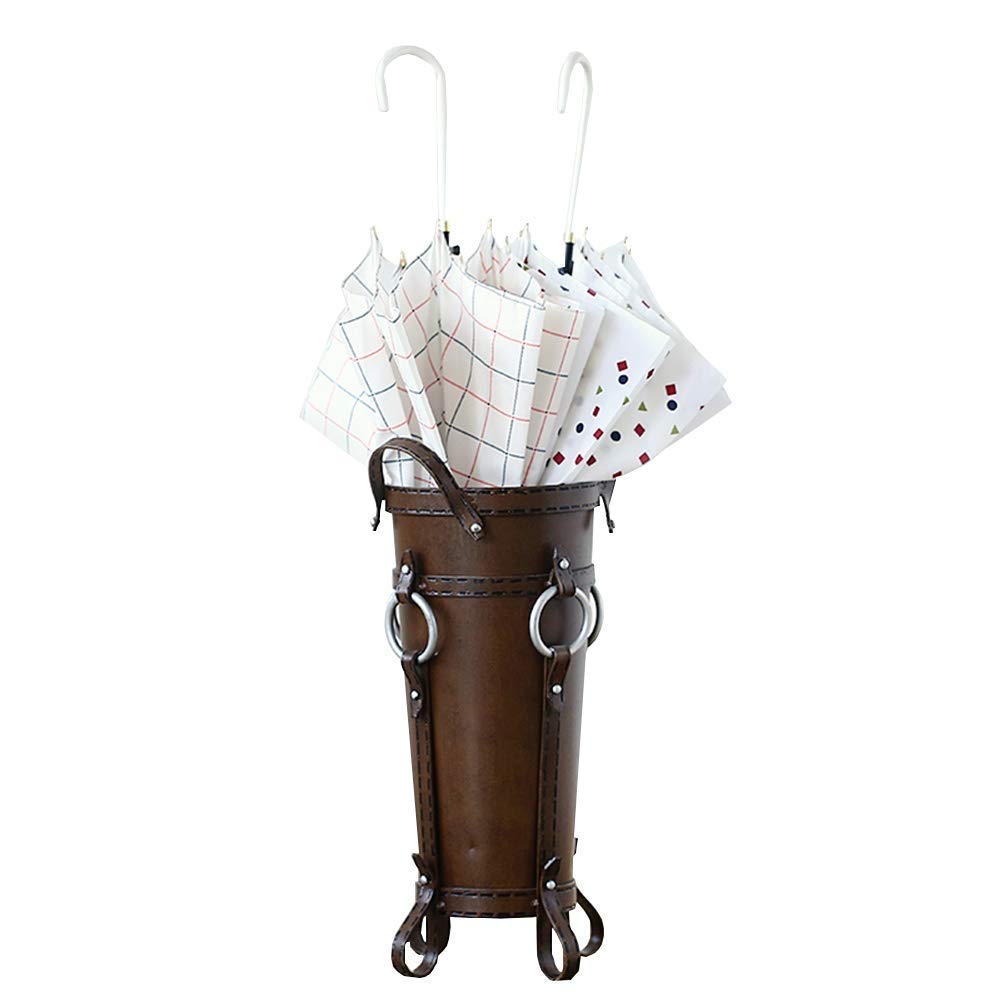 Seau de parapluie rétro pour garder une entrée propre en automne
