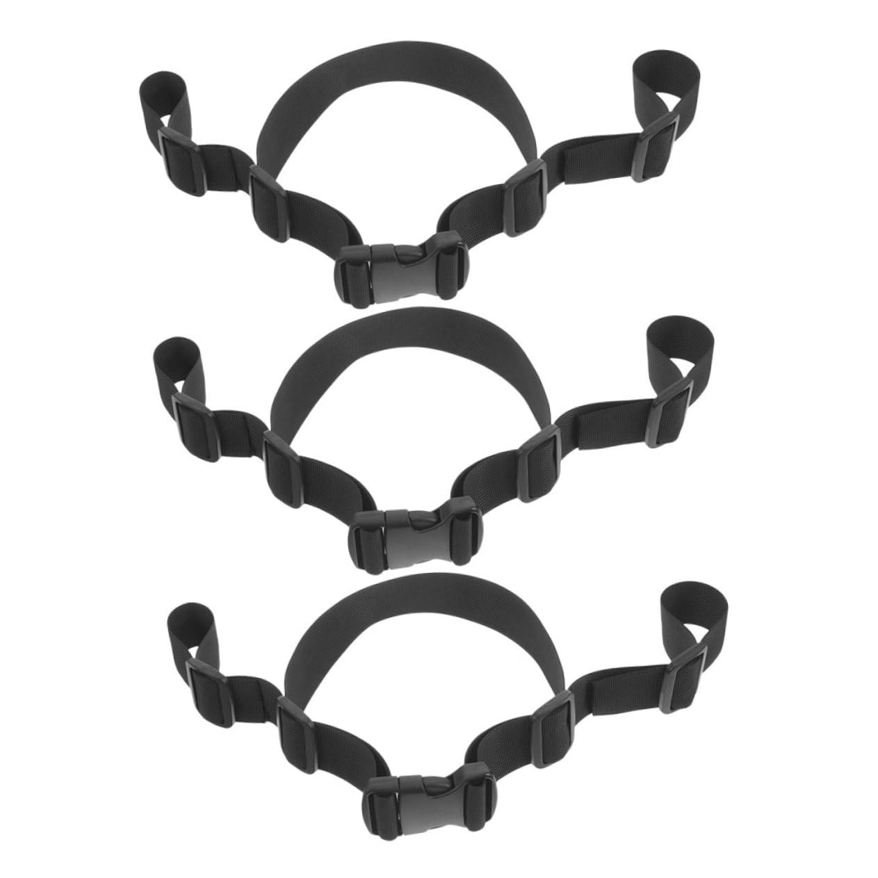 Beatifufu Multipurpose Straps Seat Harness Belt Safety Belt 3 Pack Adjustable for Stroller Shopping Cart and Dining