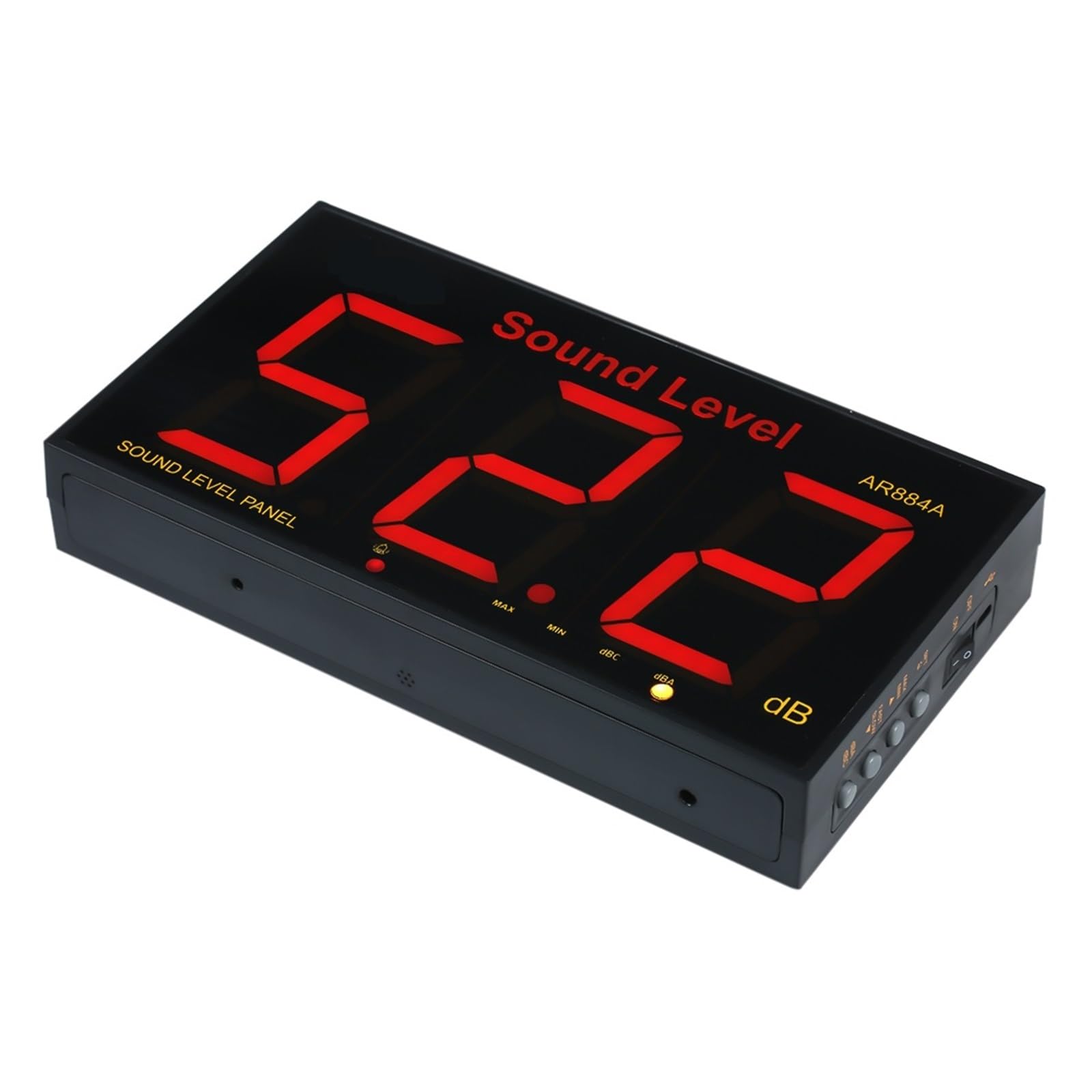 Medidor De Nivel Sonido Con Pantalla LCD Grande, Digital Pared, Ruido, Comprobador Monitoreo PrecisióN Extremadamente Alta