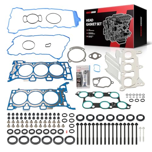 Image of Torchbeam Head Gasket Kit, Engine Head Gasket Set Fit for Chevy Traverse 2009-2010 2014-2015, GMC Acadia 2009 2011-2015, Buick Enclave 2010 2013 2015, Saturn Outlook 2010, Replace# HS26376PT-5 ES72274