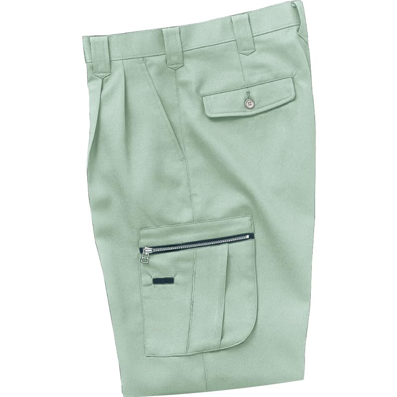 [サンエス] ツータックカーゴパンツ WA20115 グリーン 91