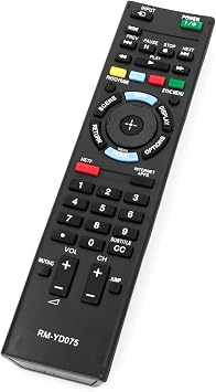 RM-YD075 Replacement Remote Control fit for Sony Bravia TV KDL-40EX640 | KDL-46EX640 KDL-55EX640 KDL-46EX645 KDL-50EX645 KDL-60EX645 KDL-55EX645 KDL-40EX645