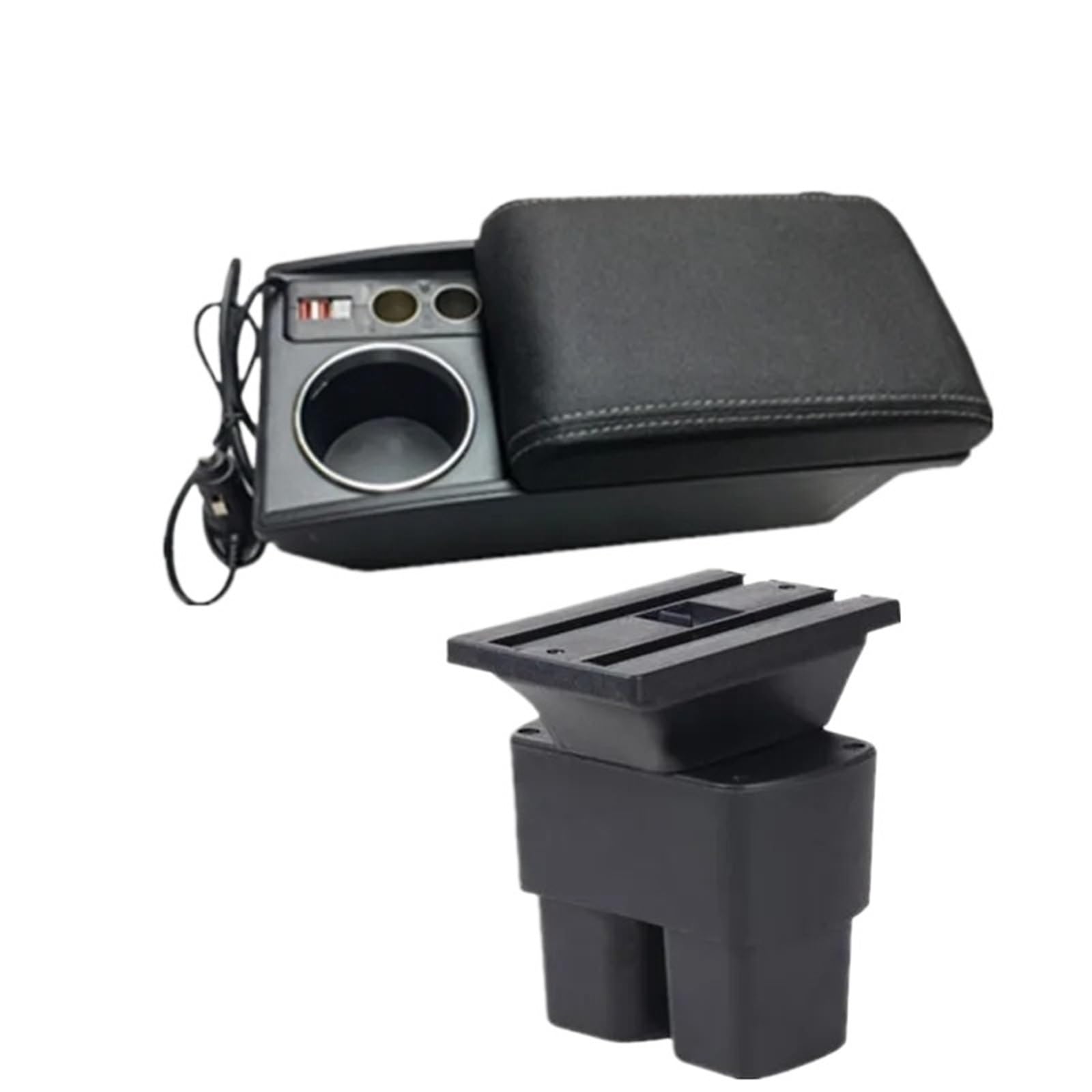 JMOLXURI Car Armrest Box For Nissan For NV200 Armrest Box Center Console
