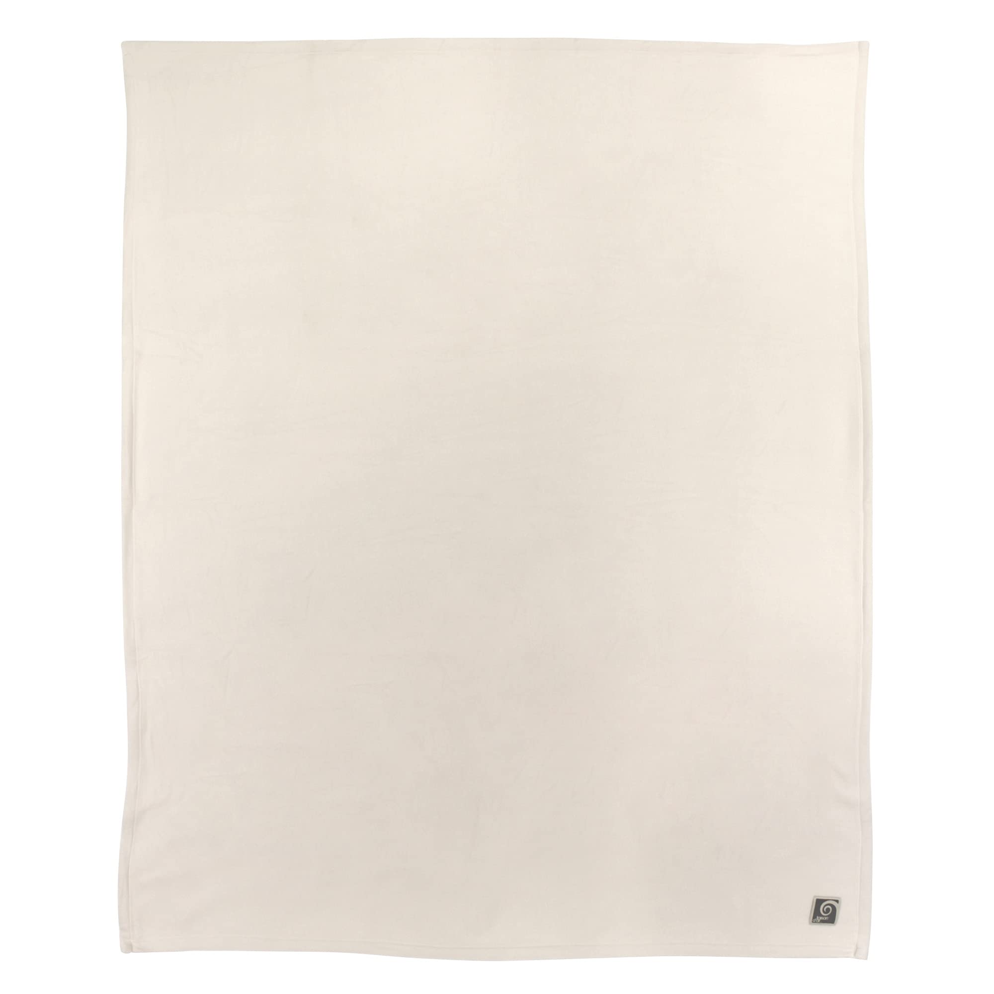 Linnea Couverture Polaire 240x300 cm 100% Polyester 350 g/m2 Teddy Blanc Naturel