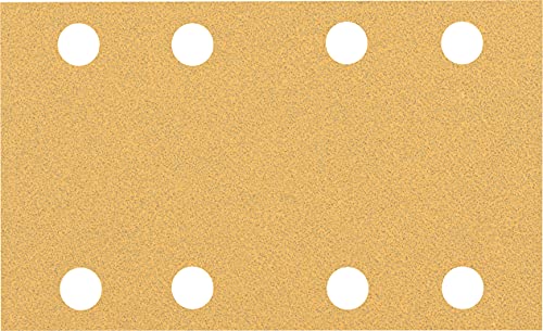 Bosch Accessories 2608901662 - Carta Vetrata Per Levigatrice Orbitale, Grana 80, 133 Mm X 80 Mm, 50
