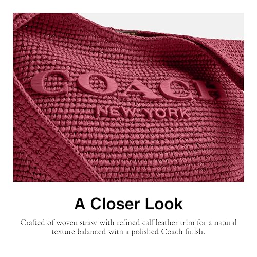Image of COACH Brooklyn Shoulder Bag 28 in Straw