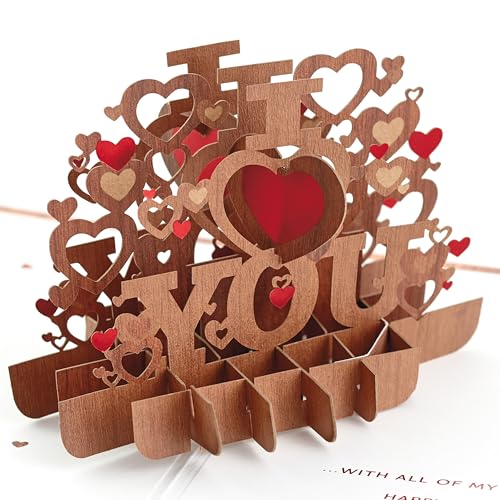 Carte Hallmark Saint-Valentin Wonder Wood pour surprendre votre couple
