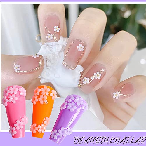 3D Color Shiny Butterfly Flower Nail Charms Acrylic Multi Size White Spring Blossom Flower Nail Charms Mixed Starry Ab Nail Rhinestones Crystals Pearls For Nail Art Diy Jewelry Accessories Crafts #TOP5