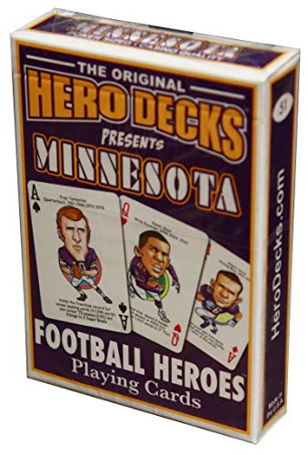 HeroDecks Football Playing Cards for Minnesota Vikings Fans