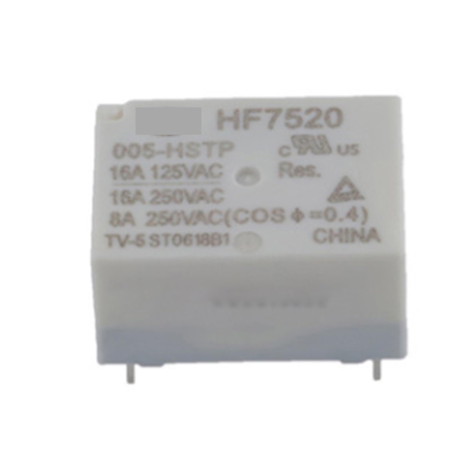 ICXLPMC 10Pcs Relay DIP4 HF7520-005-HSTP 4P 16A