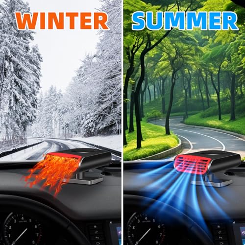 Weilaidi 03 CAR HEATER Heater, 12V 150W Portable Car Heater, 2 In 1 Fast Heating Defrost Defogger, Car Heater Plug Into Cigarette Lighter thumb #6
